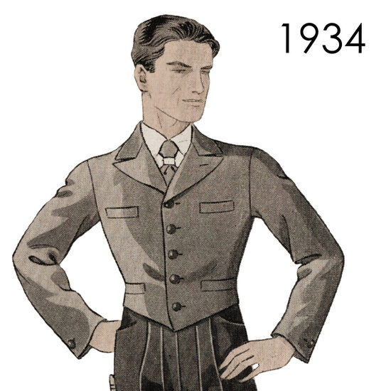 1934 Men's Trachen jacket. Chest 104 cm (41")